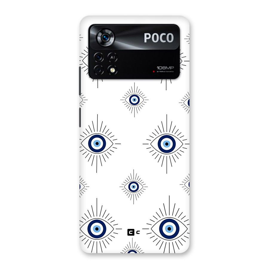 Evil Eye Wall Back Case for Poco X4 Pro 5G