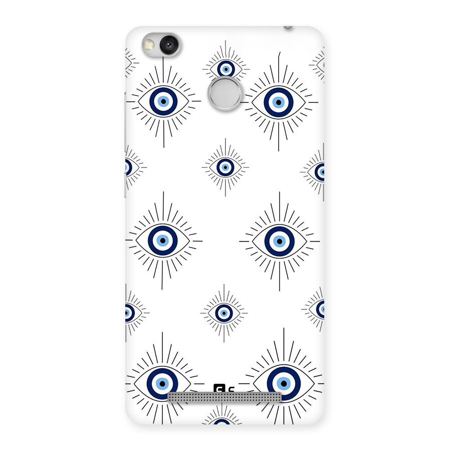 Evil Eye Wall Back Case for Redmi 3S Prime