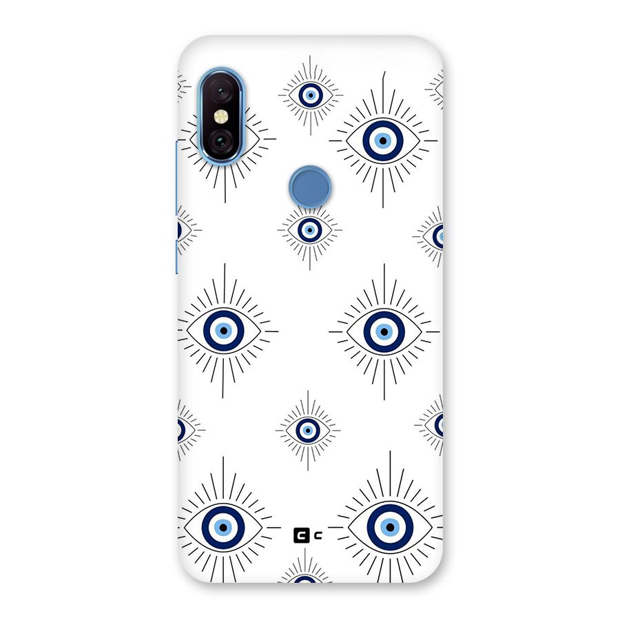 Evil Eye Wall Back Case for Redmi Note 6 Pro
