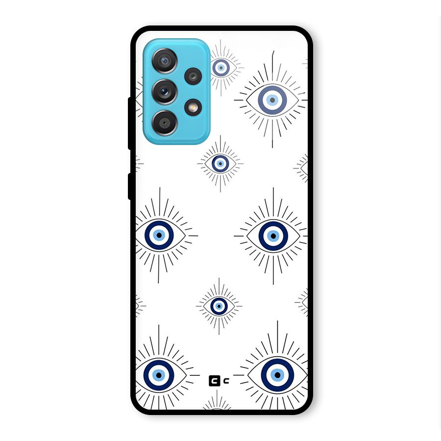 Evil Eye Wall Glass Back Case for Galaxy A52