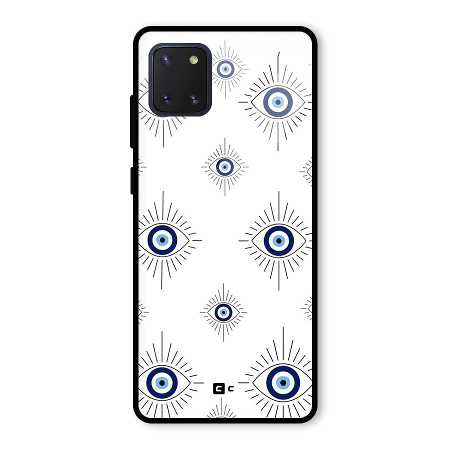 Evil Eye Wall Glass Back Case for Galaxy Note 10 Lite