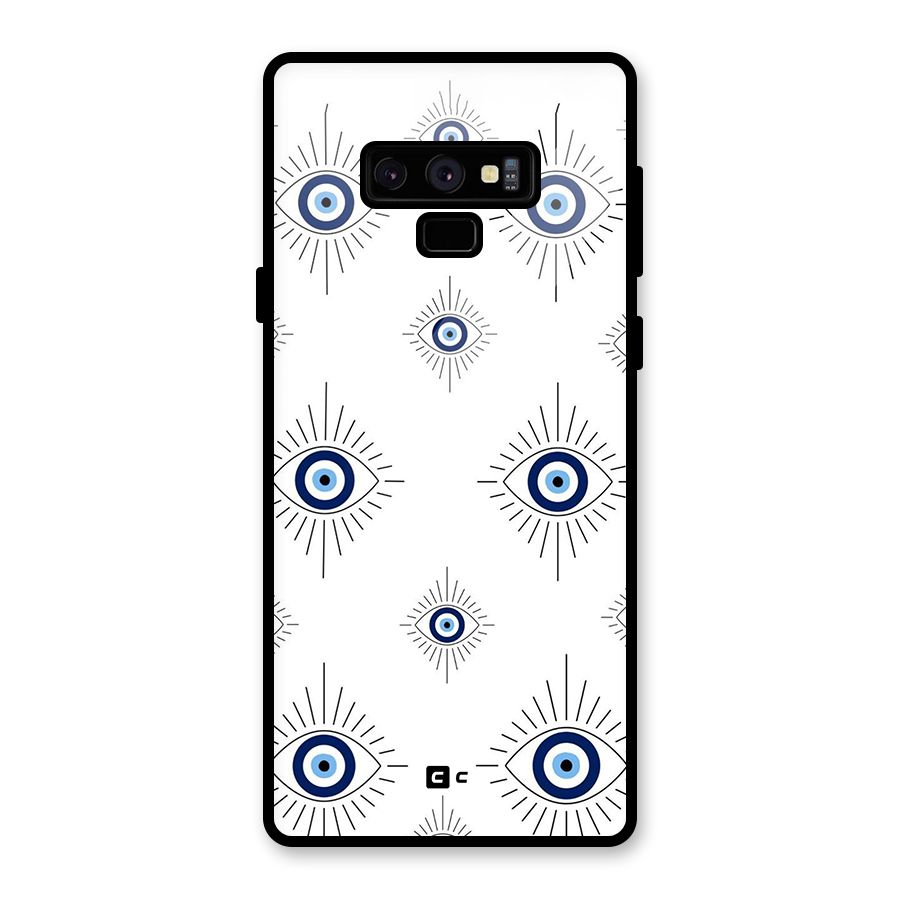 Evil Eye Wall Glass Back Case for Galaxy Note 9