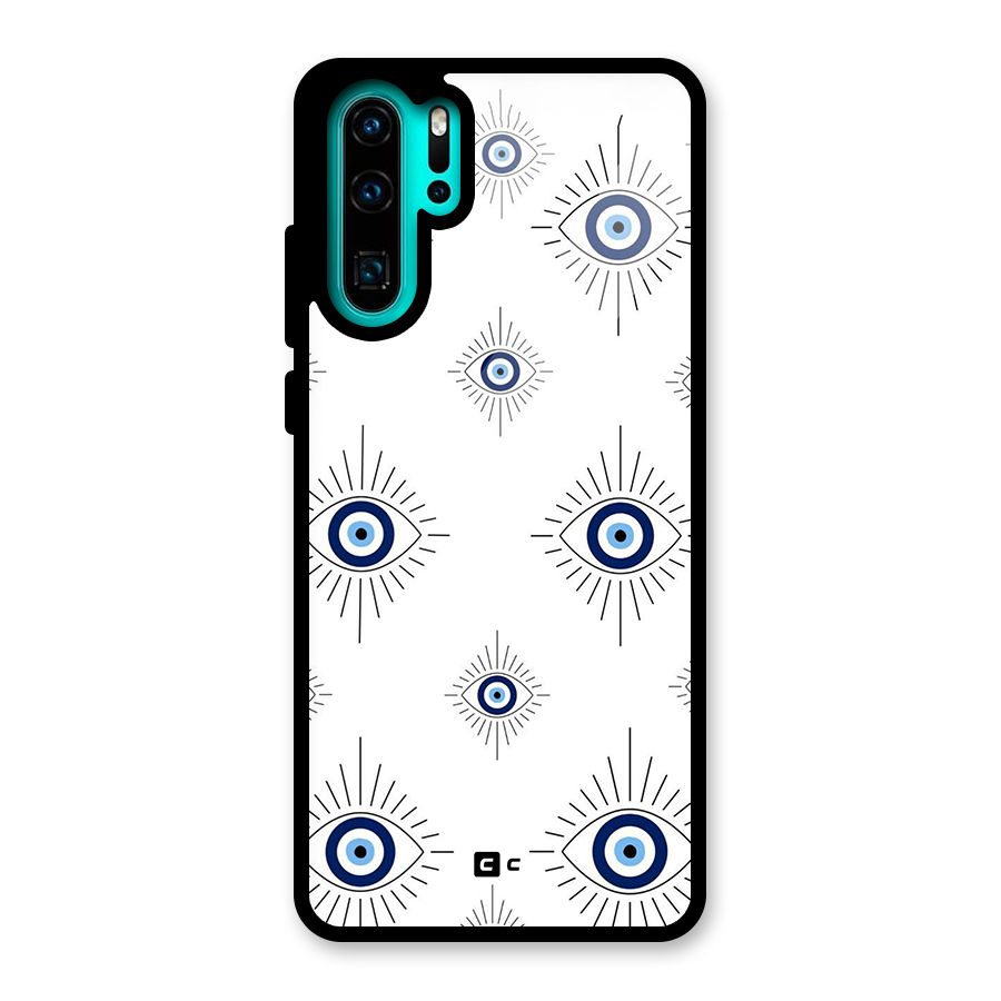 Evil Eye Wall Glass Back Case for Huawei P30 Pro