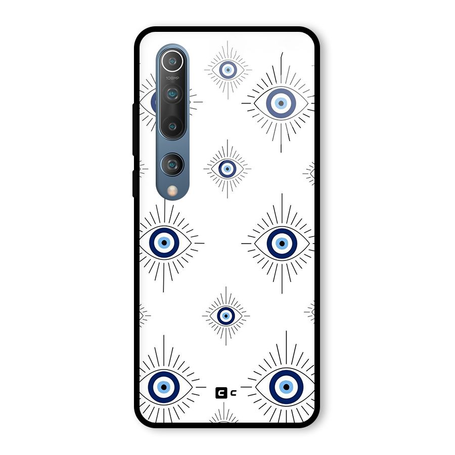 Evil Eye Wall Glass Back Case for Mi 10