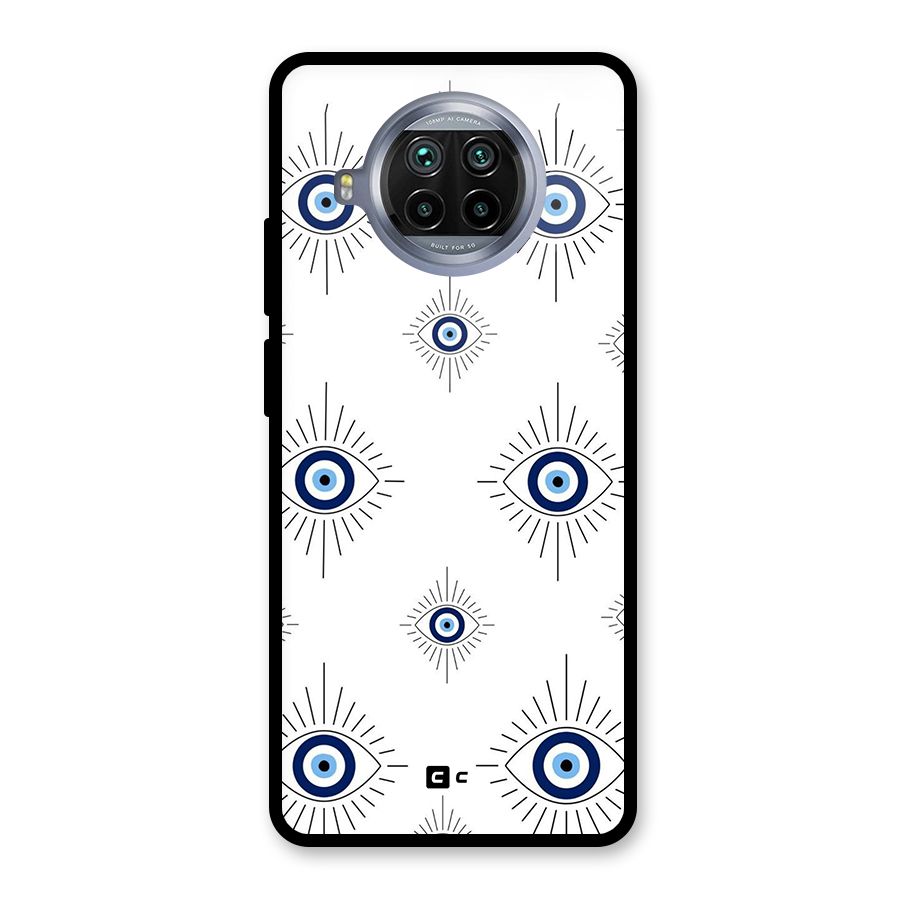 Evil Eye Wall Glass Back Case for Mi 10i