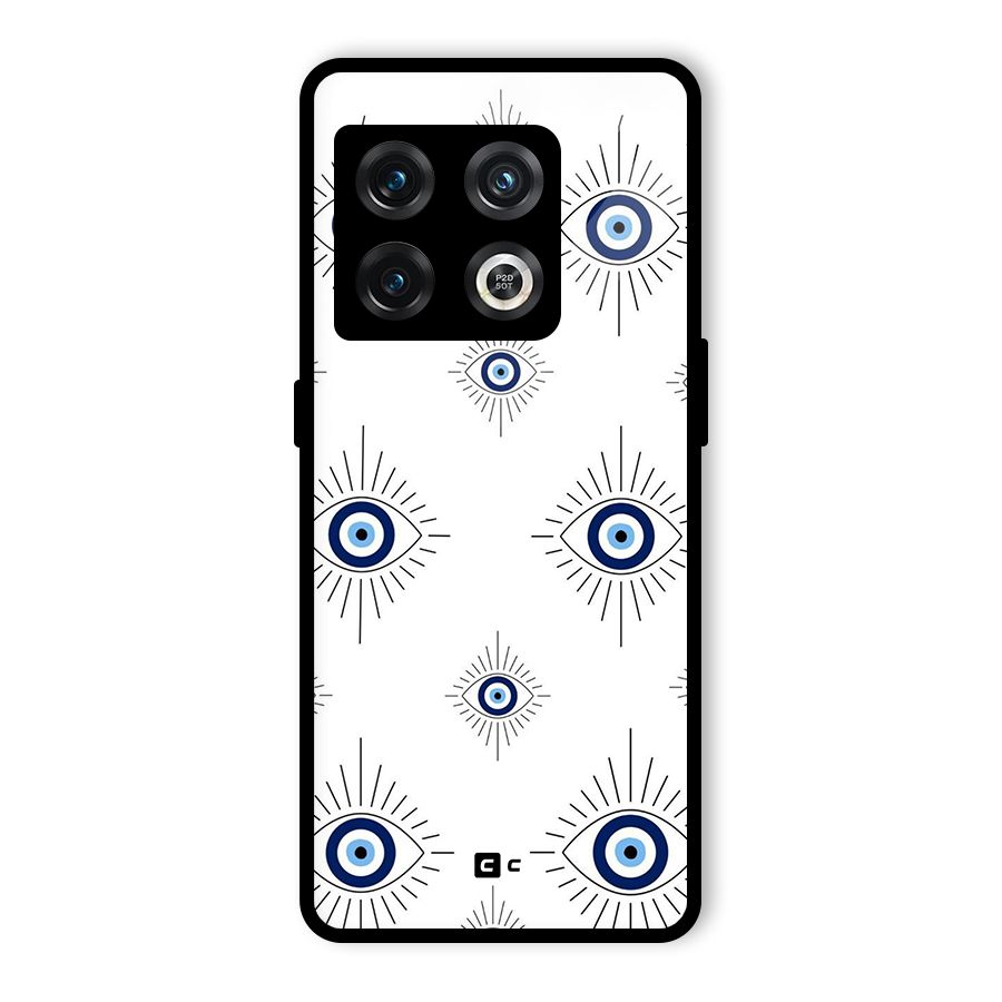 Evil Eye Wall Glass Back Case for OnePlus 10 Pro 5G