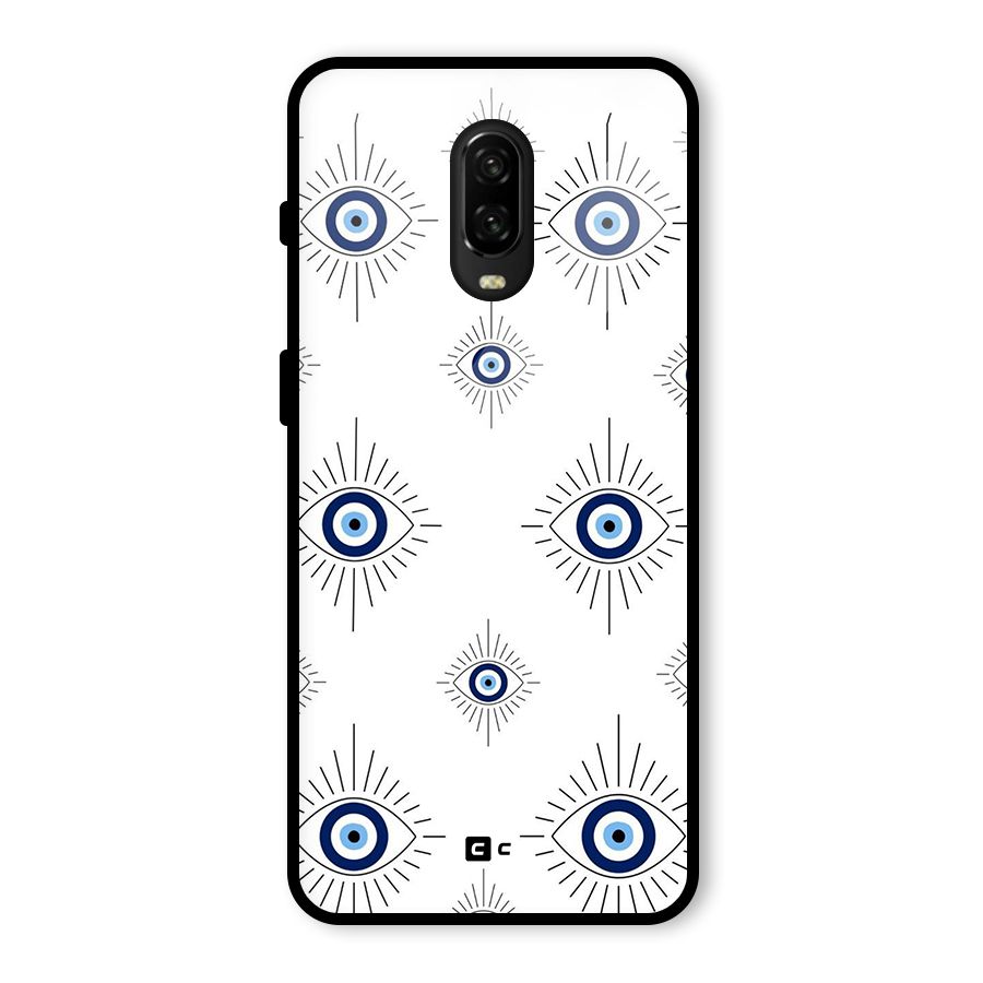 Evil Eye Wall Glass Back Case for OnePlus 6T