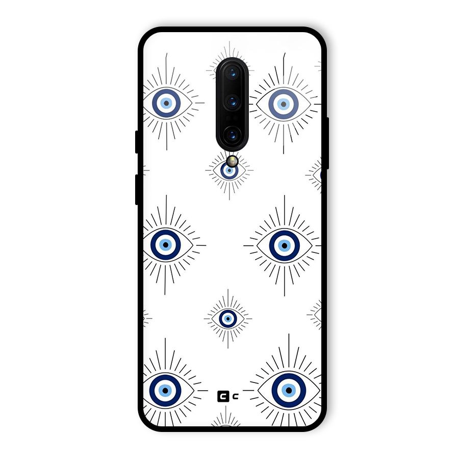 Evil Eye Wall Glass Back Case for OnePlus 7 Pro