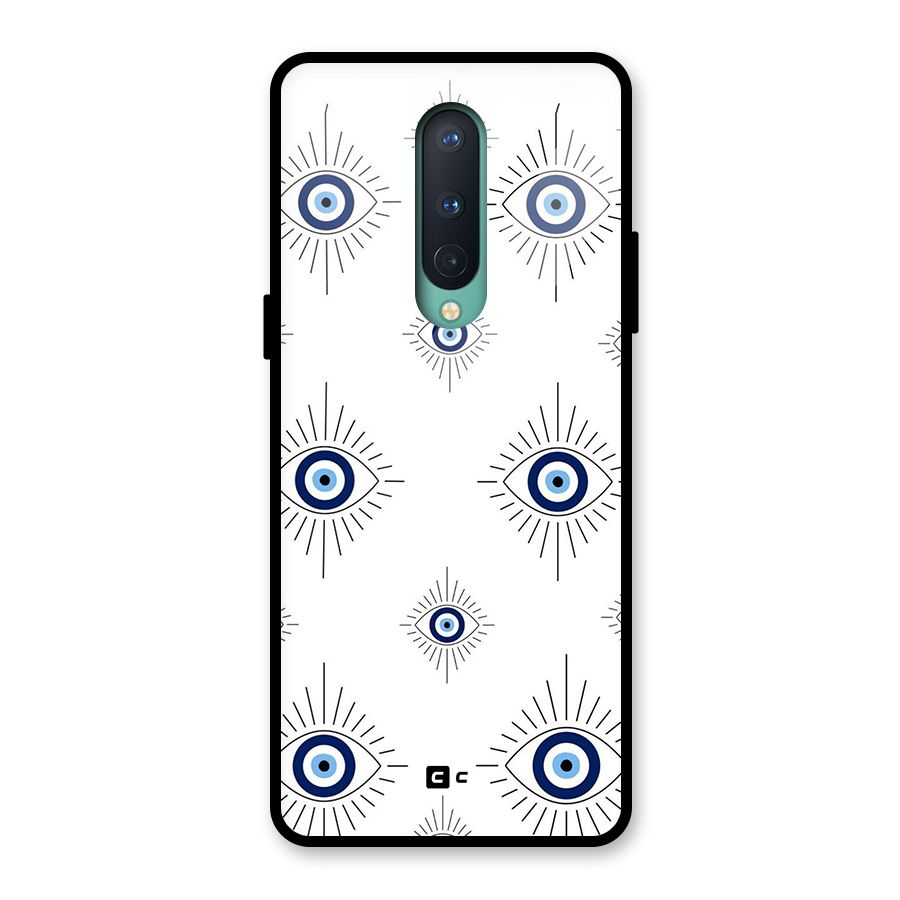 Evil Eye Wall Glass Back Case for OnePlus 8