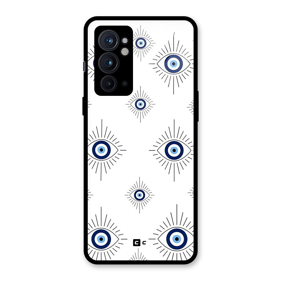 Evil Eye Wall Glass Back Case for OnePlus 9RT 5G
