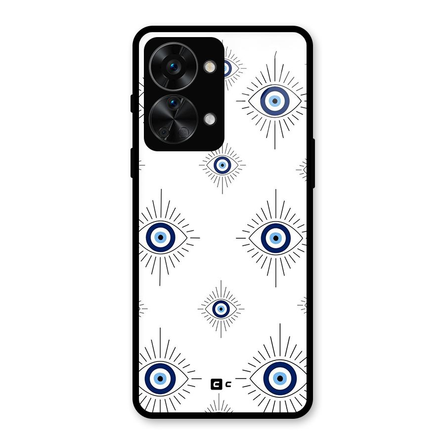 Evil Eye Wall Glass Back Case for OnePlus Nord 2T