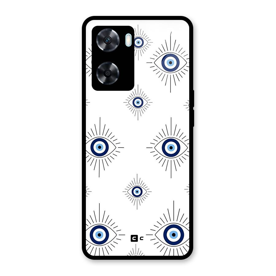 Evil Eye Wall Glass Back Case for Oppo A77