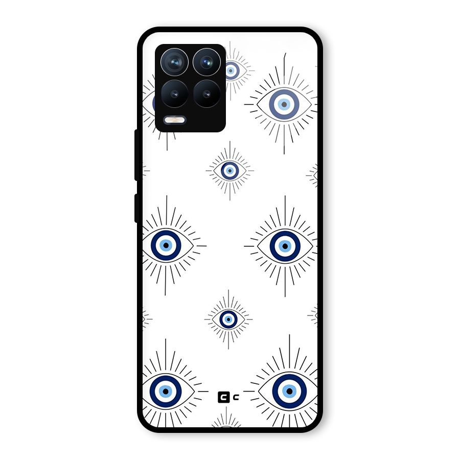 Evil Eye Wall Glass Back Case for Realme 8