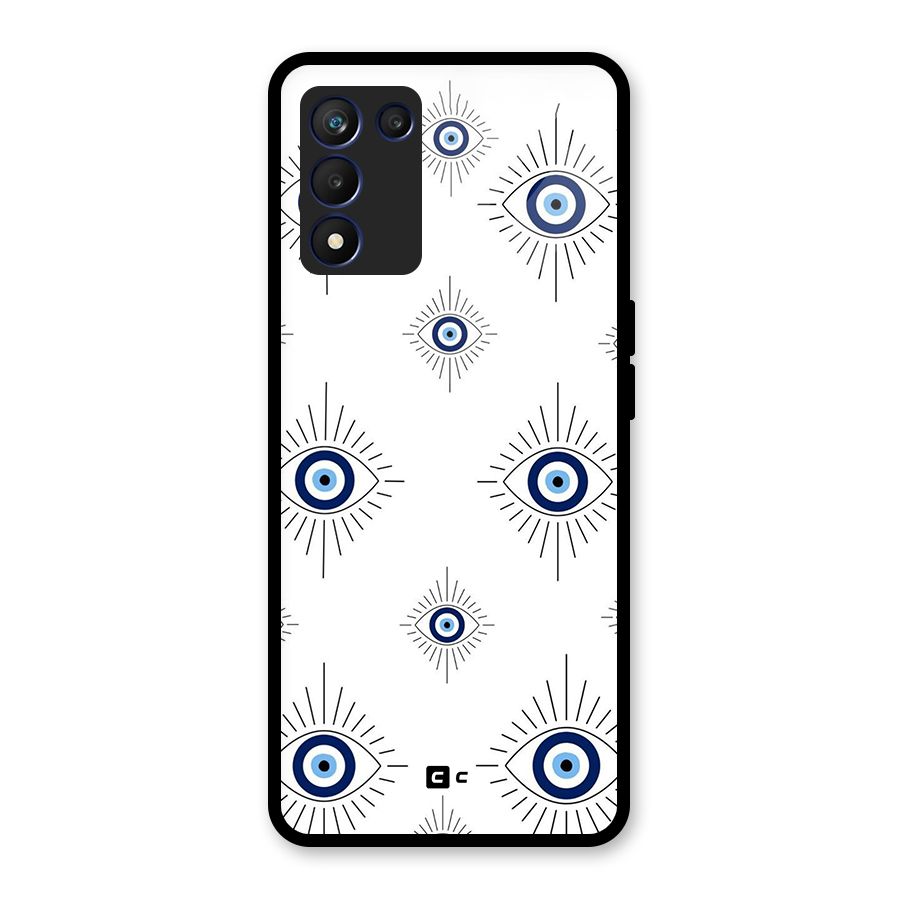 Evil Eye Wall Glass Back Case for Realme 9 5G Speed