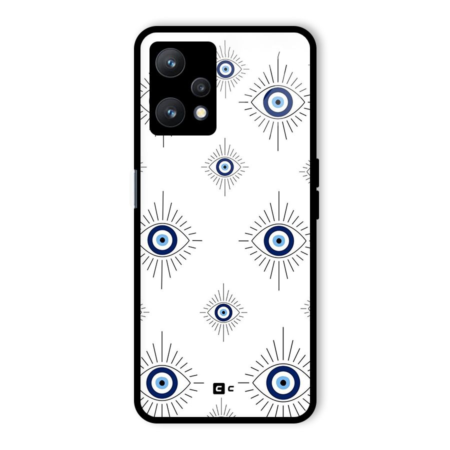 Evil Eye Wall Glass Back Case for Realme 9 Pro 5G