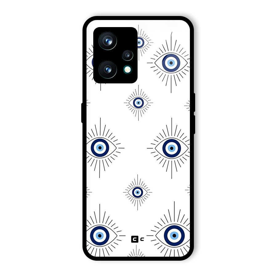 Evil Eye Wall Glass Back Case for Realme 9 Pro Plus 5G