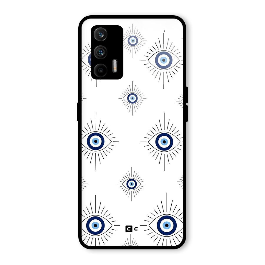 Evil Eye Wall Glass Back Case for Realme GT 5G
