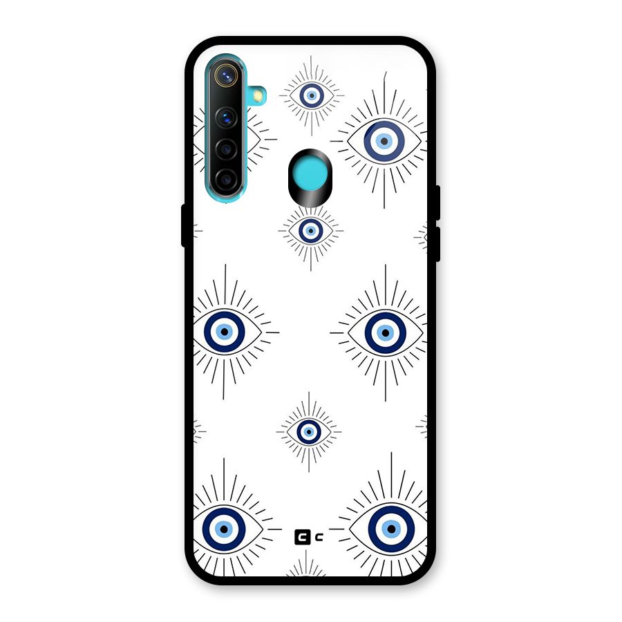 Evil Eye Wall Glass Back Case for Realme Narzo 10