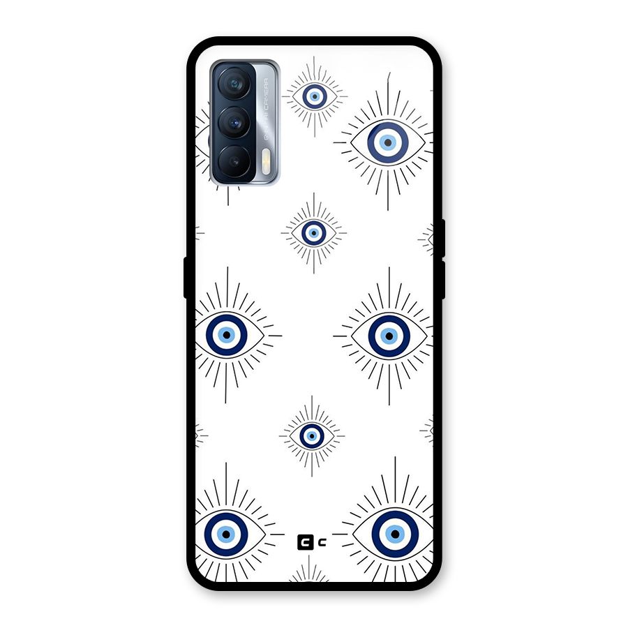 Evil Eye Wall Glass Back Case for Realme X7