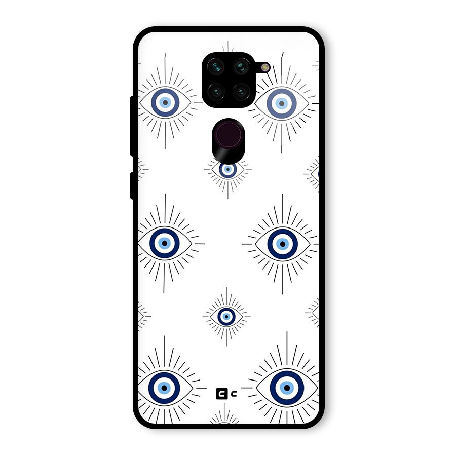 Evil Eye Wall Glass Back Case for Redmi Note 9