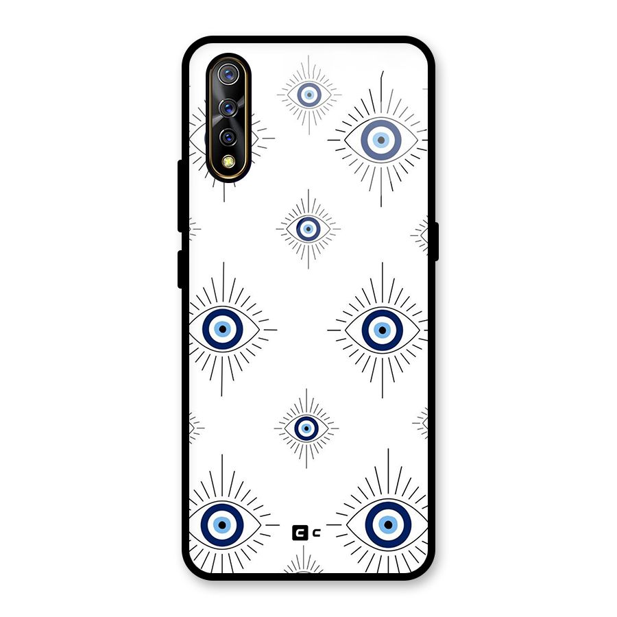 Evil Eye Wall Glass Back Case for Vivo S1