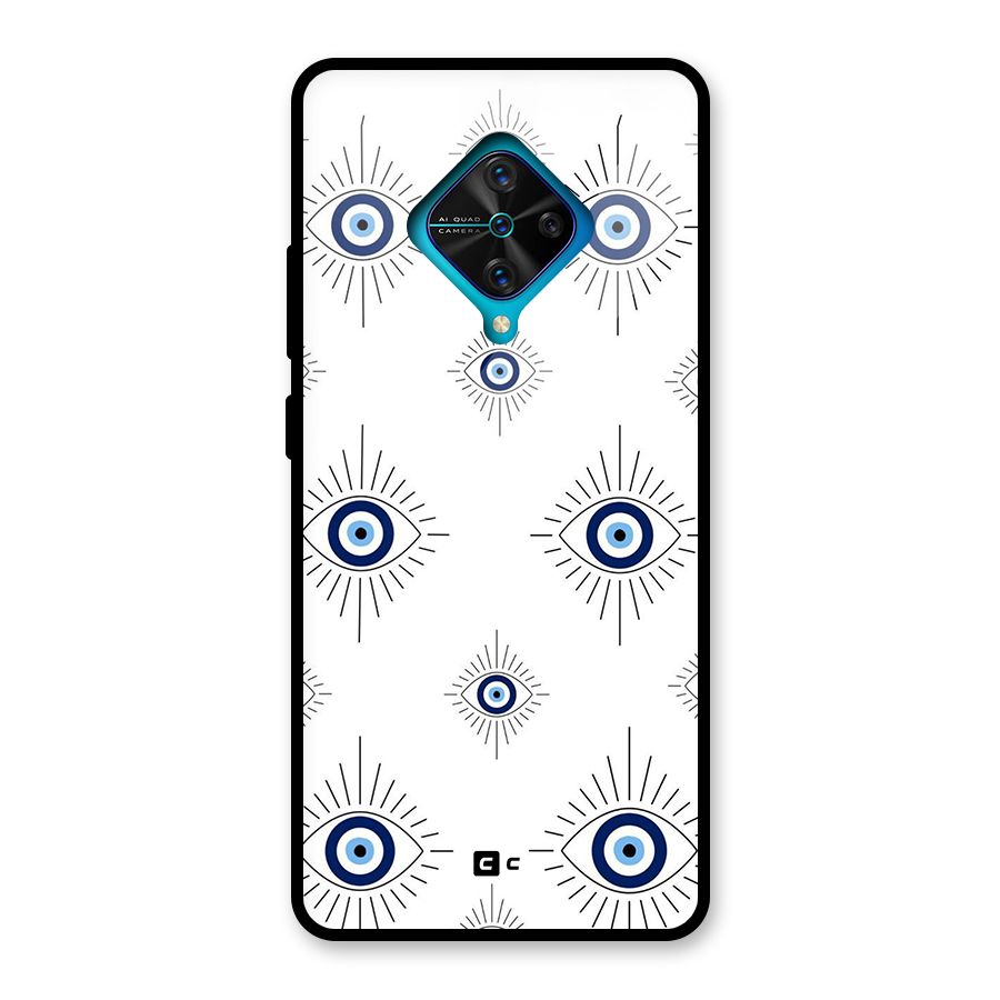 Evil Eye Wall Glass Back Case for Vivo S1 Pro