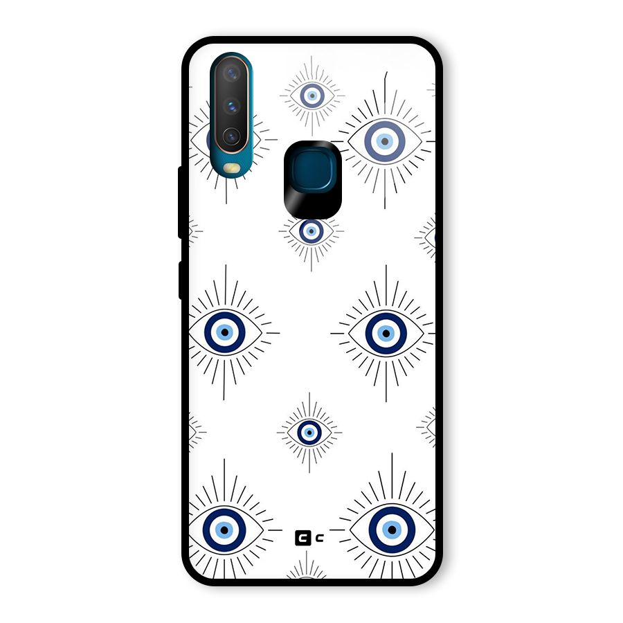 Evil Eye Wall Glass Back Case for Vivo U10
