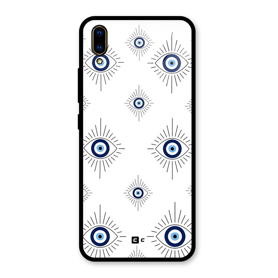 Evil Eye Wall Glass Back Case for Vivo V11 Pro