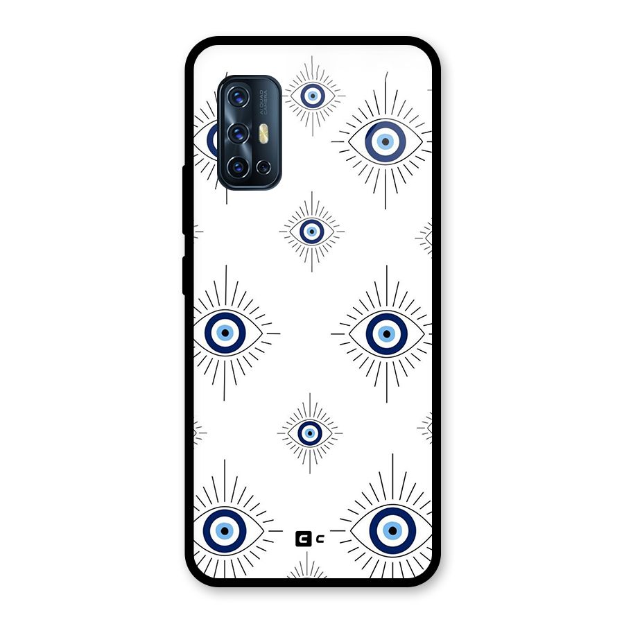 Evil Eye Wall Glass Back Case for Vivo V17