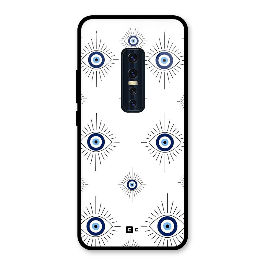 Evil Eye Wall Glass Back Case for Vivo V17 Pro
