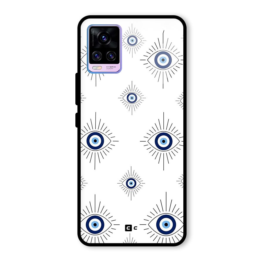 Evil Eye Wall Glass Back Case for Vivo V20 Pro