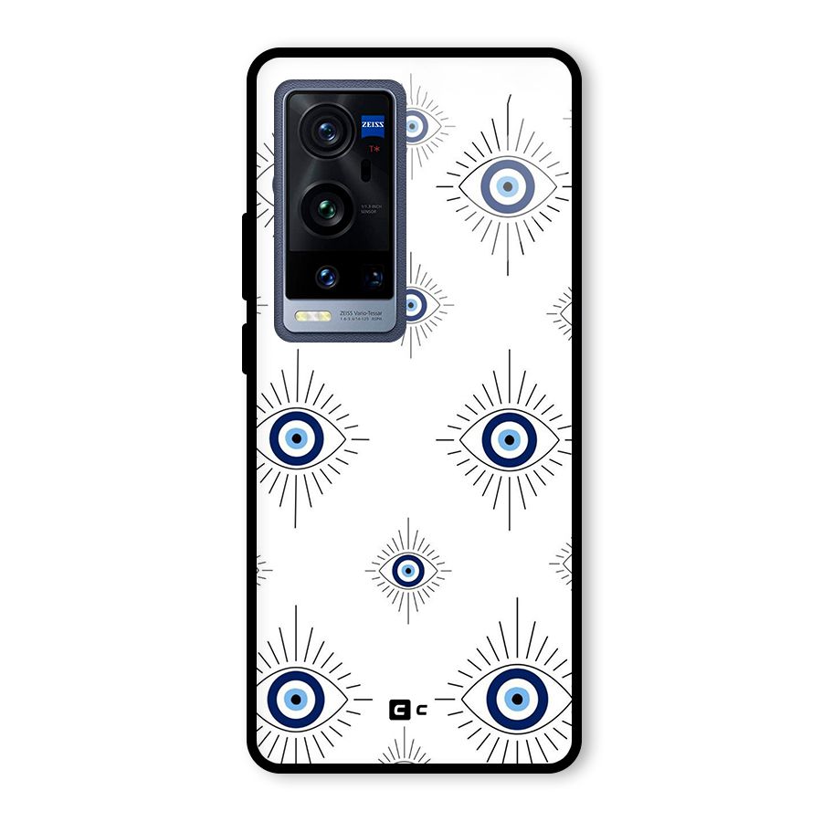 Evil Eye Wall Glass Back Case for Vivo X60 Pro Plus