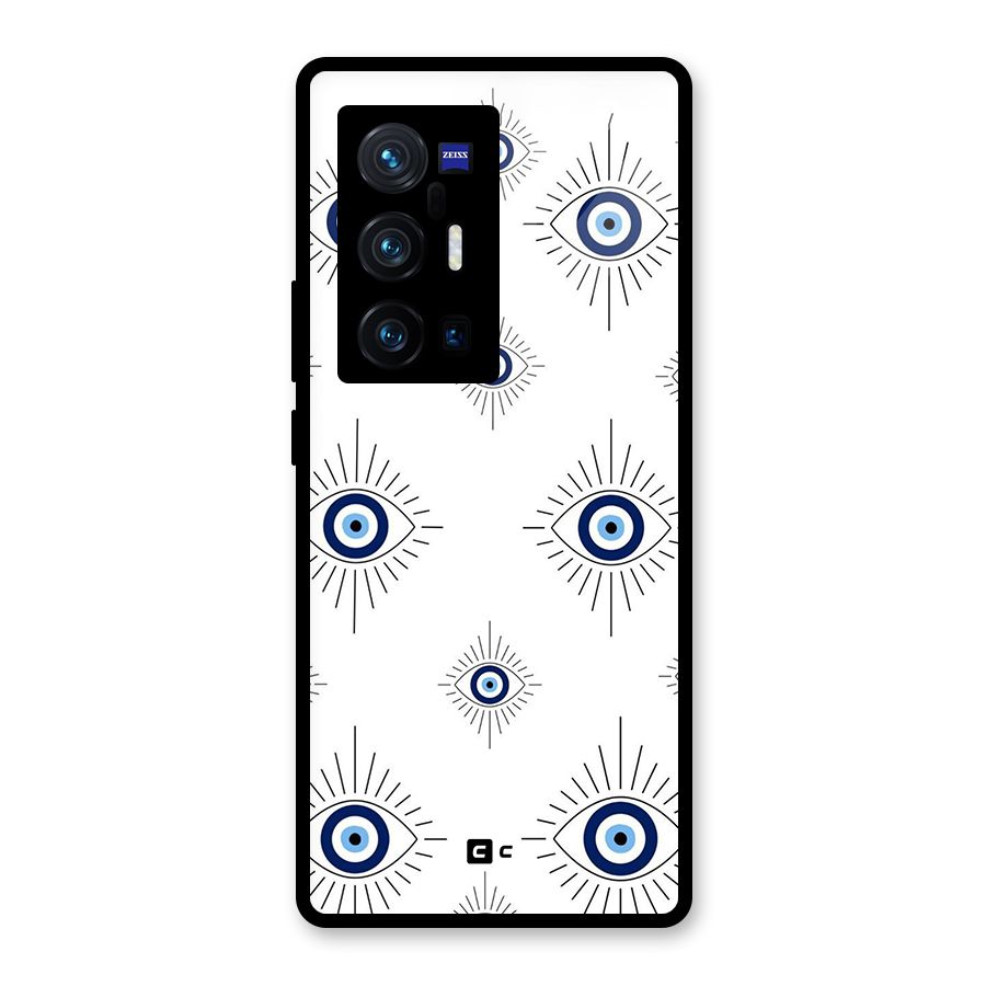Evil Eye Wall Glass Back Case for Vivo X70 Pro Plus