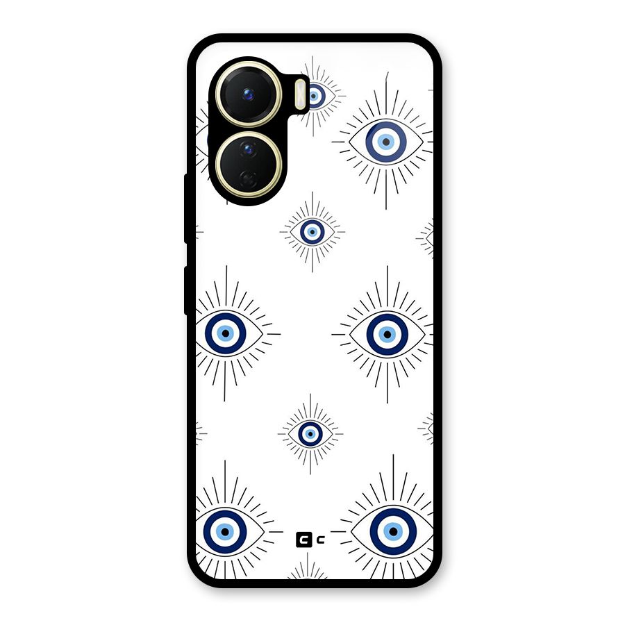 Evil Eye Wall Glass Back Case for Vivo Y16