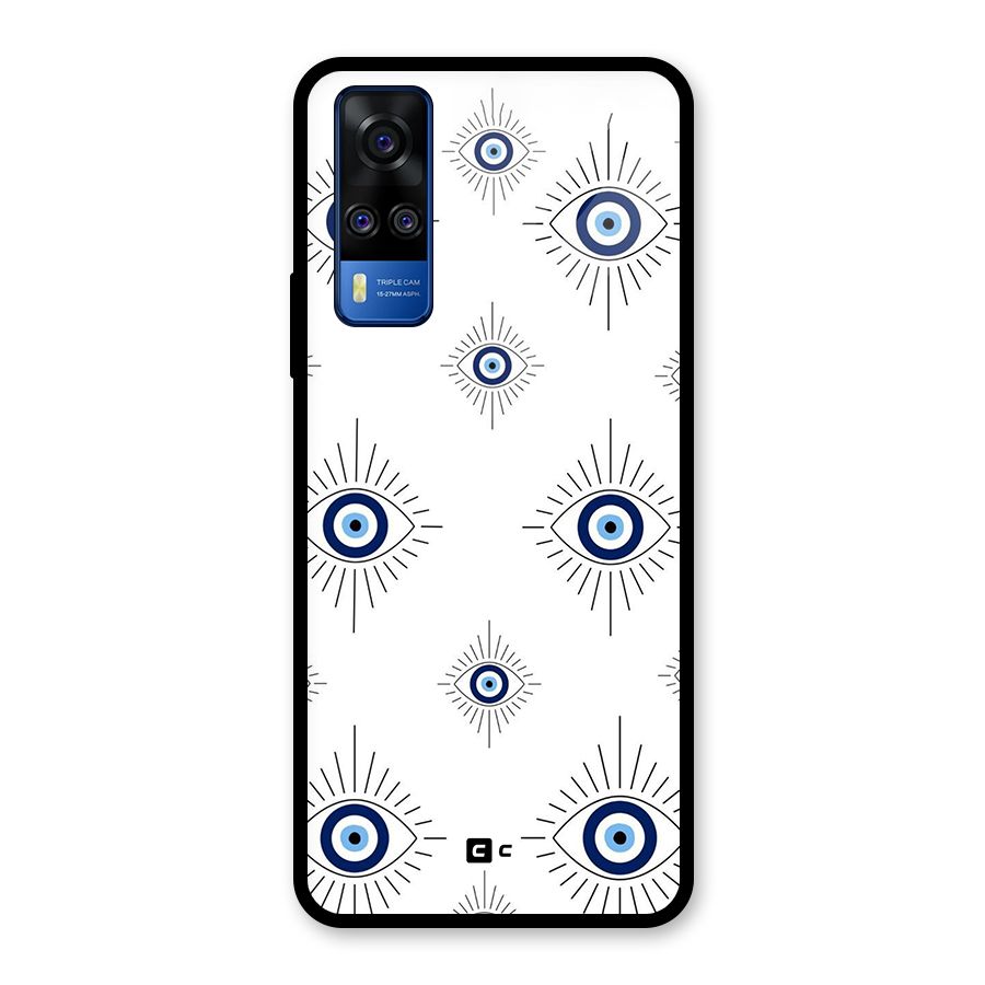 Evil Eye Wall Glass Back Case for Vivo Y31