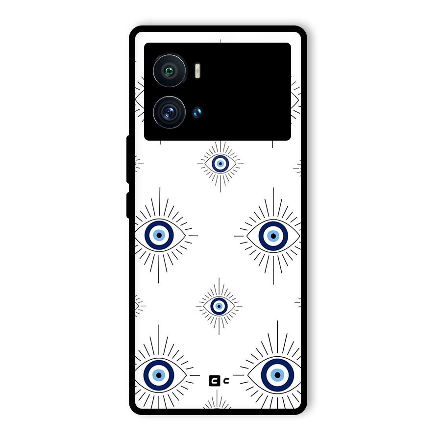 Evil Eye Wall Glass Back Case for Vivo iQOO 9 Pro