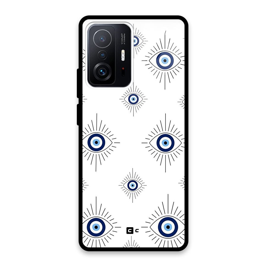 Evil Eye Wall Glass Back Case for Xiaomi 11T Pro