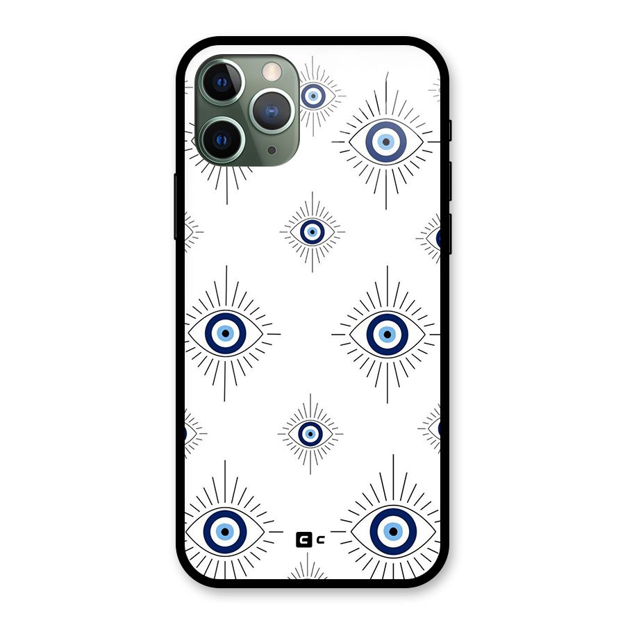 Evil Eye Wall Glass Back Case for iPhone 11 Pro