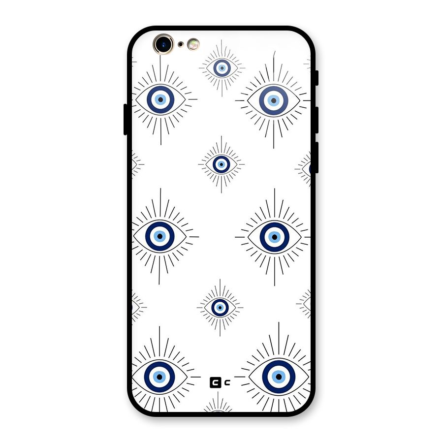 Evil Eye Wall Glass Back Case for iPhone 6 6S