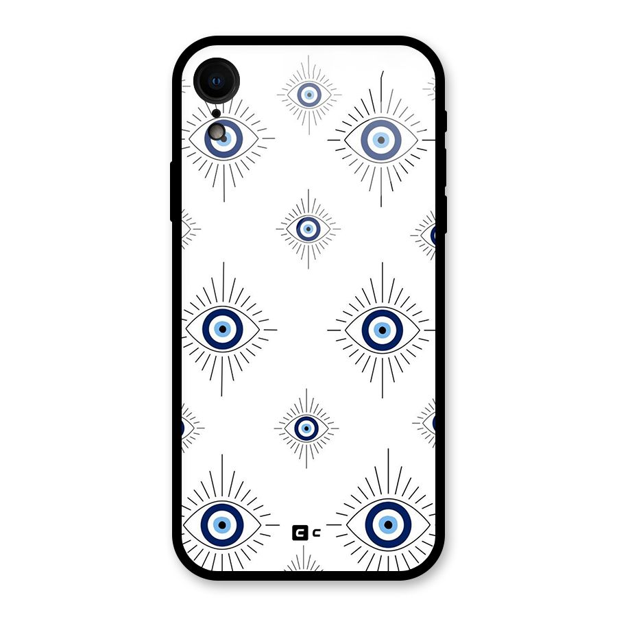 Evil Eye Wall Glass Back Case for iPhone XR