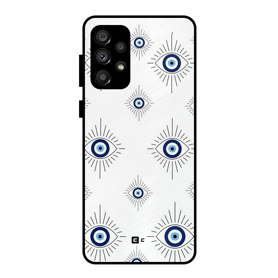 Evil Eye Wall Metal Back Case for Galaxy A73 5G