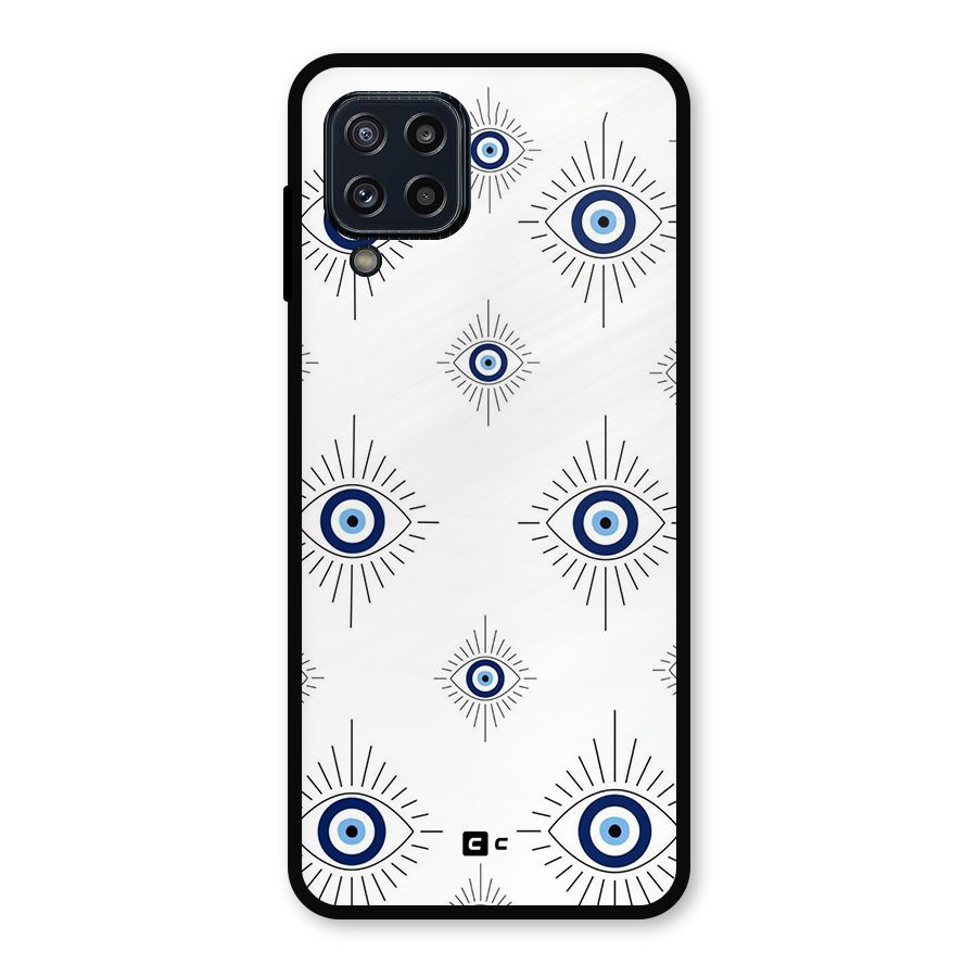 Evil Eye Wall Metal Back Case for Galaxy M32