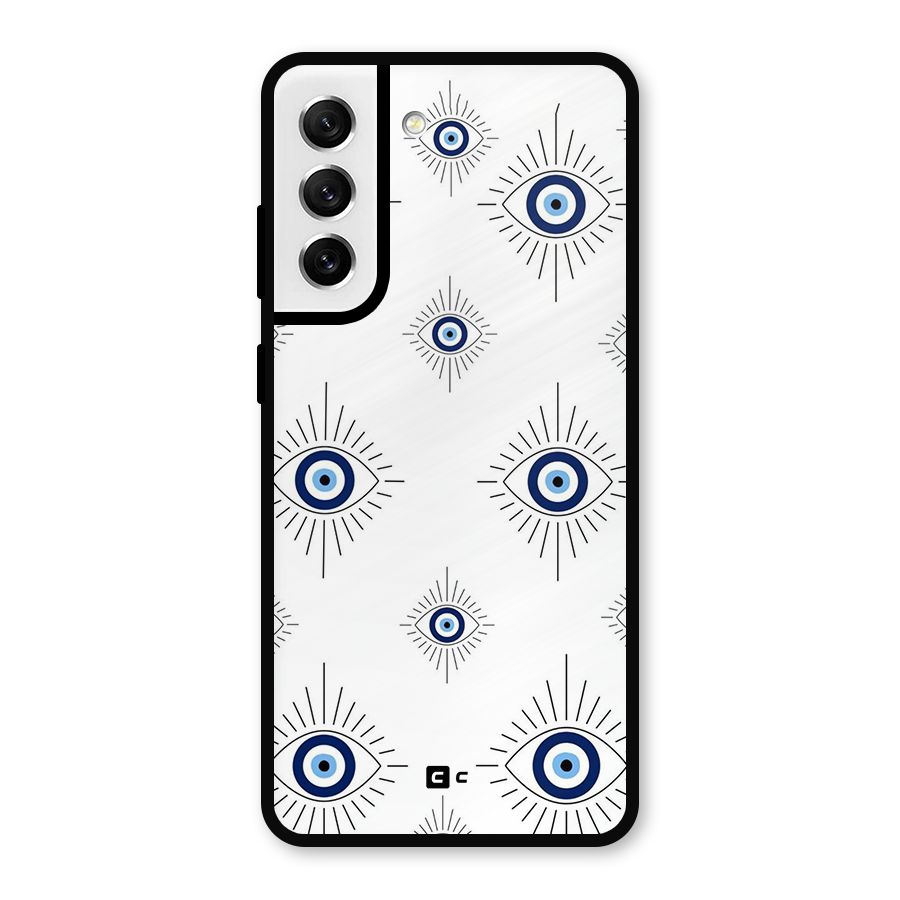 Evil Eye Wall Metal Back Case for Galaxy S21 FE 5G