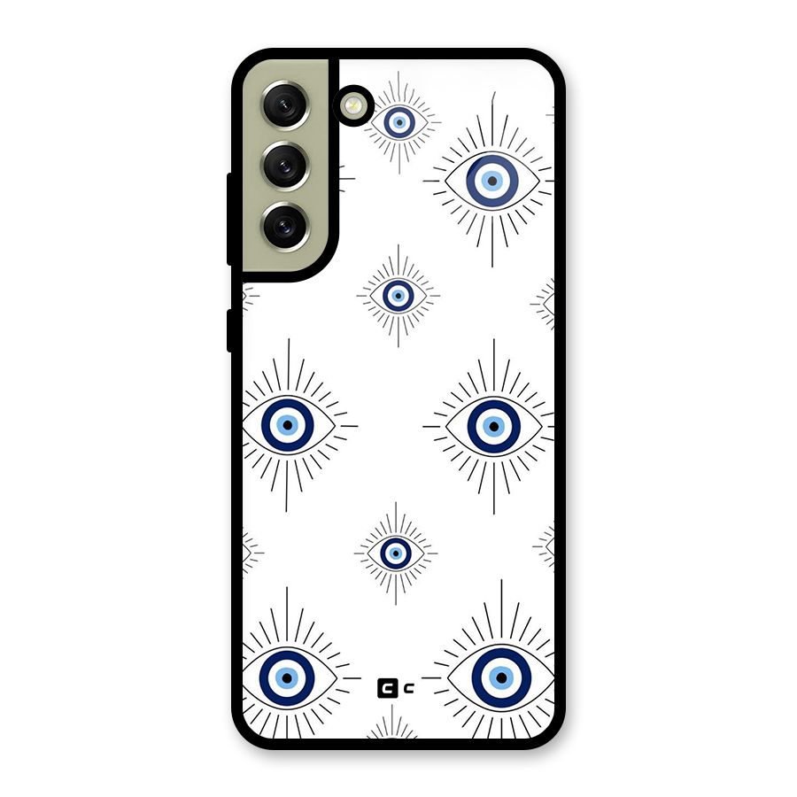 Evil Eye Wall Metal Back Case for Galaxy S21 FE 5G (2023)