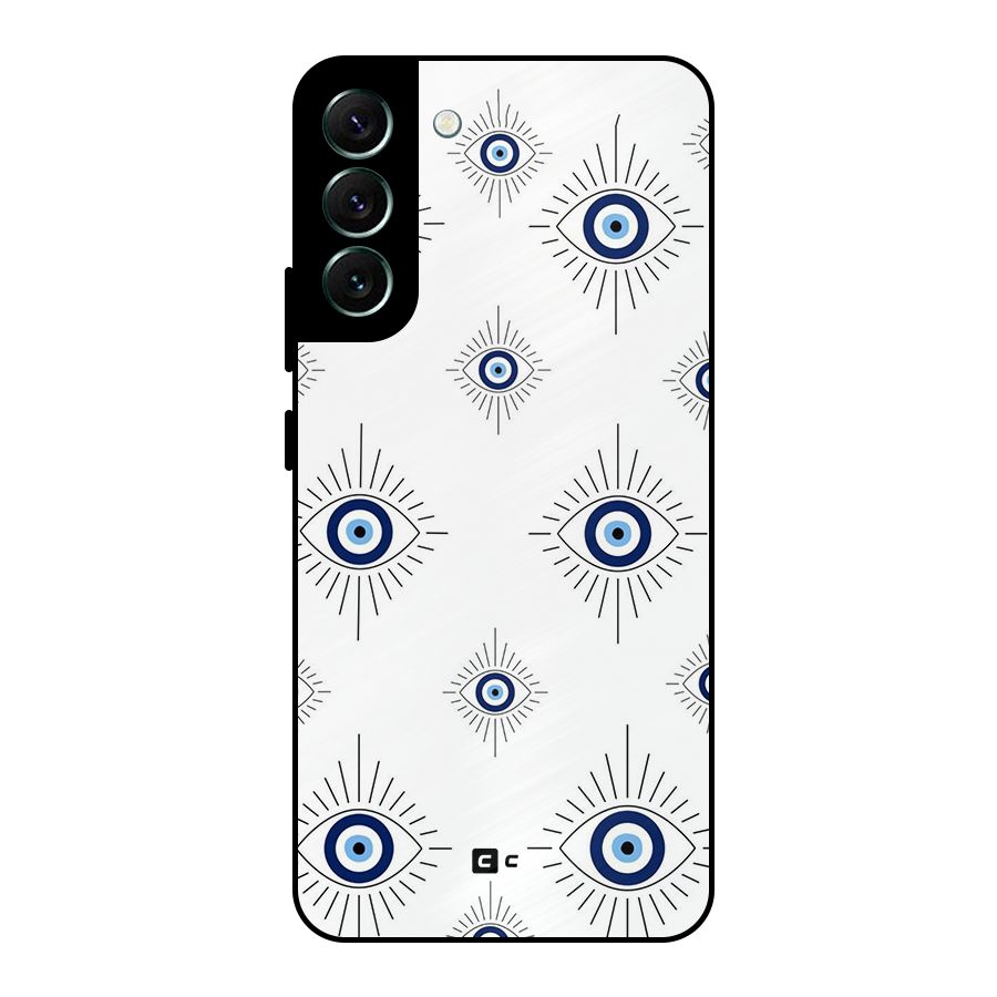 Evil Eye Wall Metal Back Case for Galaxy S22 Plus 5G