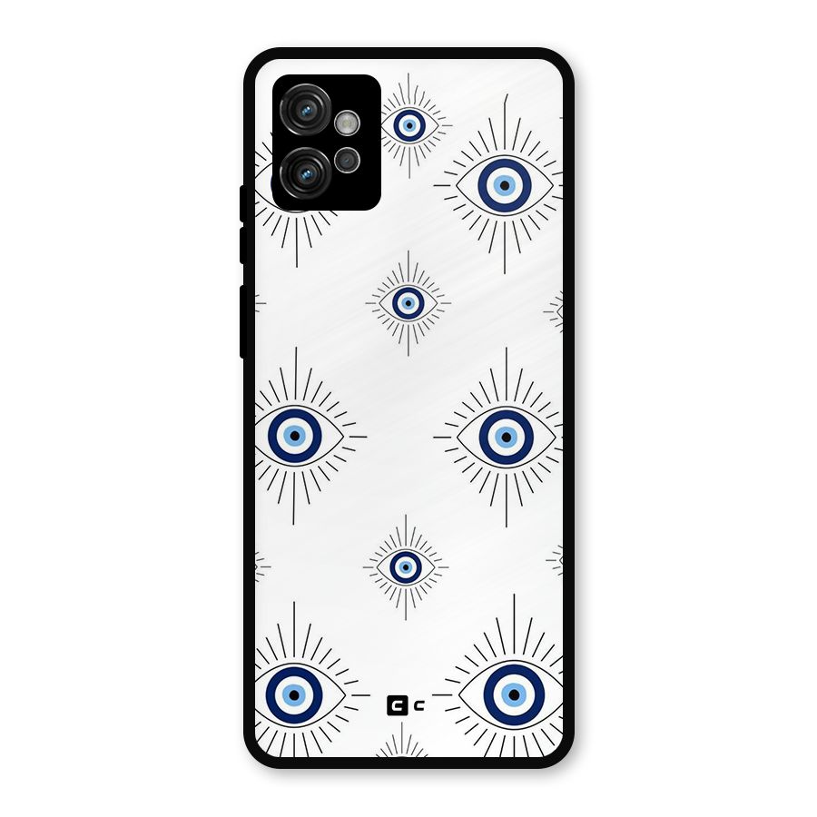 Evil Eye Wall Metal Back Case for Moto G32
