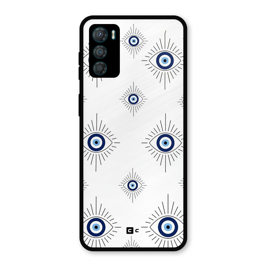 Evil Eye Wall Metal Back Case for Moto G42