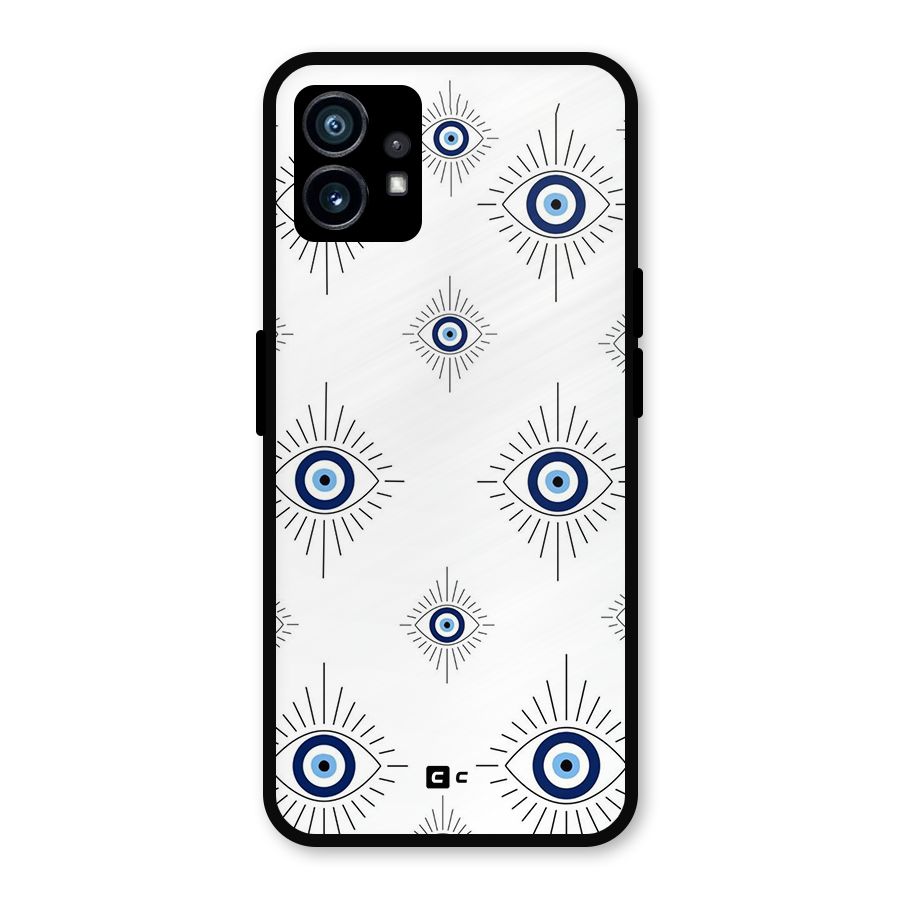 Evil Eye Wall Metal Back Case for Nothing Phone 1
