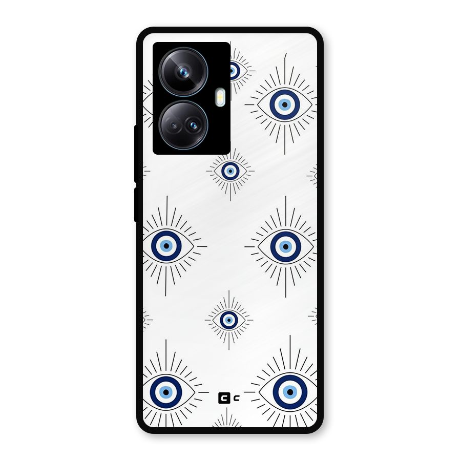 Evil Eye Wall Metal Back Case for Realme 10 Pro Plus