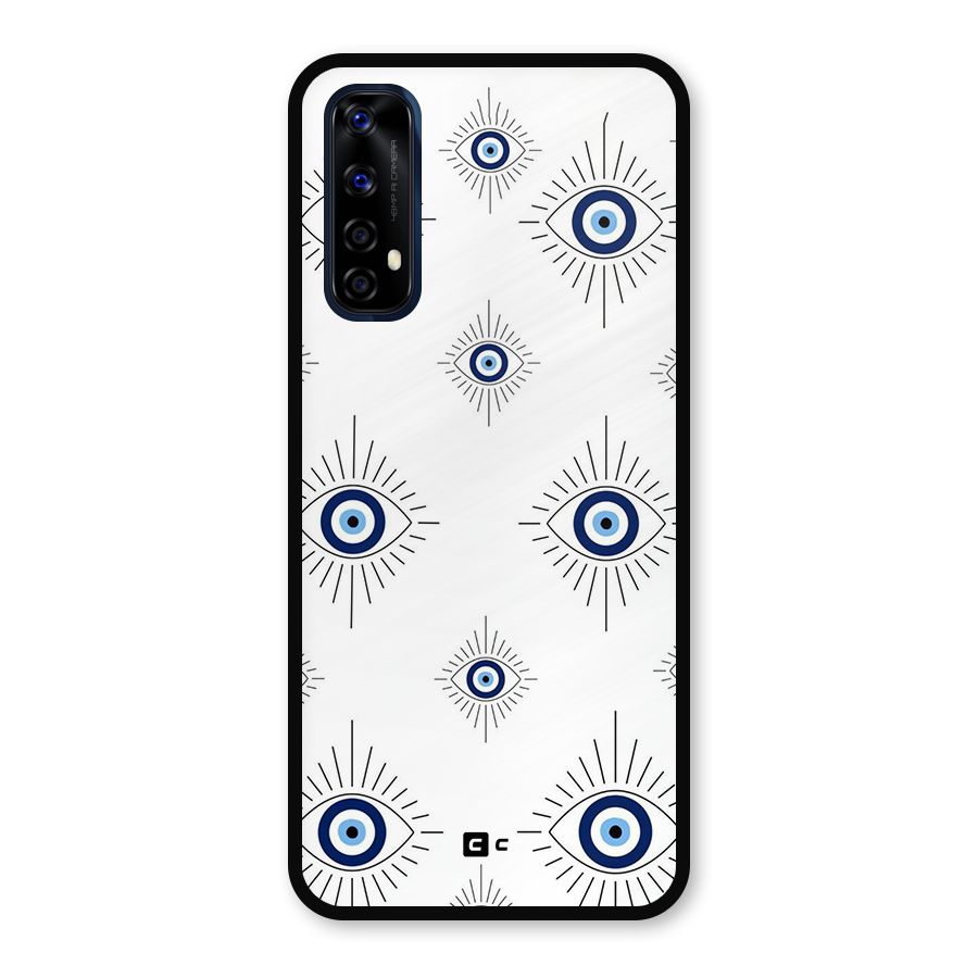 Evil Eye Wall Metal Back Case for Realme 7